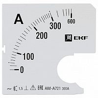 Шкала сменная для A721 300/5А-1,5 |  код. s-a721-300 |  EKF